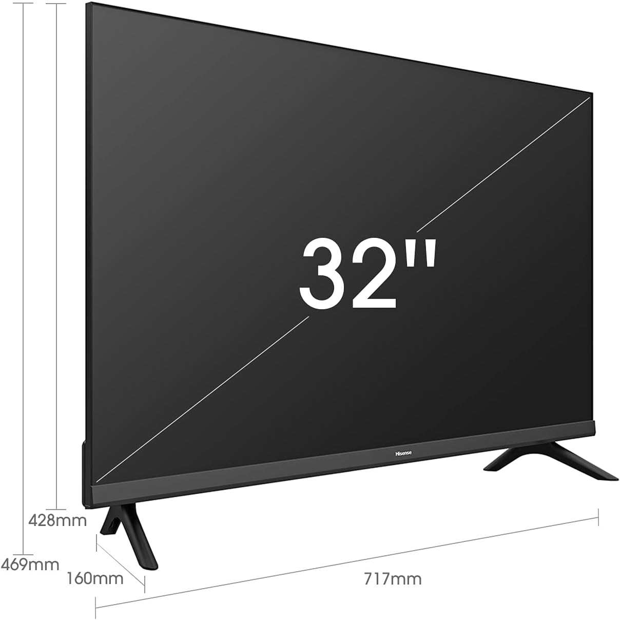 Hisense 32A4EGTUK (32 Inch) HD Smart TV, with Natural Colour Enhancer, DTS Virtual X, VIDAA U5 OS, Youtube, Netflix, Disney +, Freeview Play and WiFi (2022 NEW), Operating System VIDAA   Import  Single ASIN  Import  Multiple ASIN ×Product customi - Amazing Gadgets Outlet