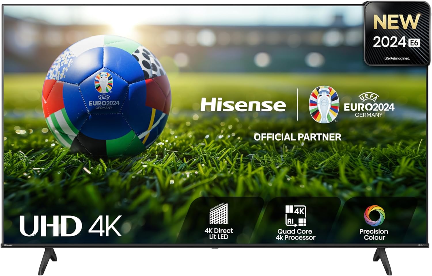 Hisense 43 Inch VIDAA Smart TV 43A6KTUK - Dolby Vision, Pixel Tuning, Voice Remote, Share to TV, and Youtube, Freeview Play, Netflix and Disney (2023 New Model), Black   Import  Single ASIN  Import  Multiple ASIN ×Product customization Gen - Amazing Gadgets Outlet