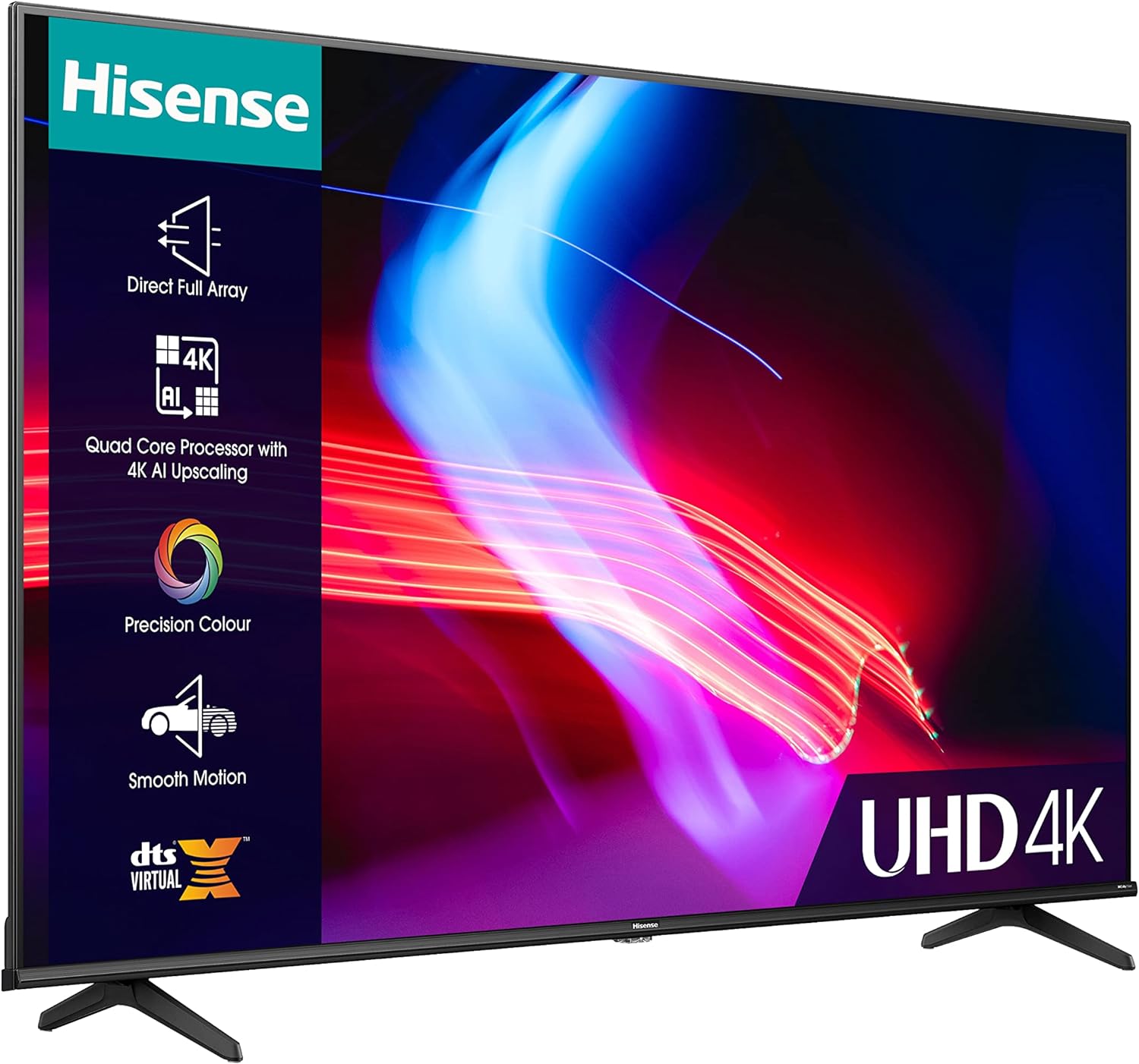 Hisense 43 Inch VIDAA Smart TV 43A6KTUK - Dolby Vision, Pixel Tuning, Voice Remote, Share to TV, and Youtube, Freeview Play, Netflix and Disney (2023 New Model), Black   Import  Single ASIN  Import  Multiple ASIN ×Product customization Gen - Amazing Gadgets Outlet