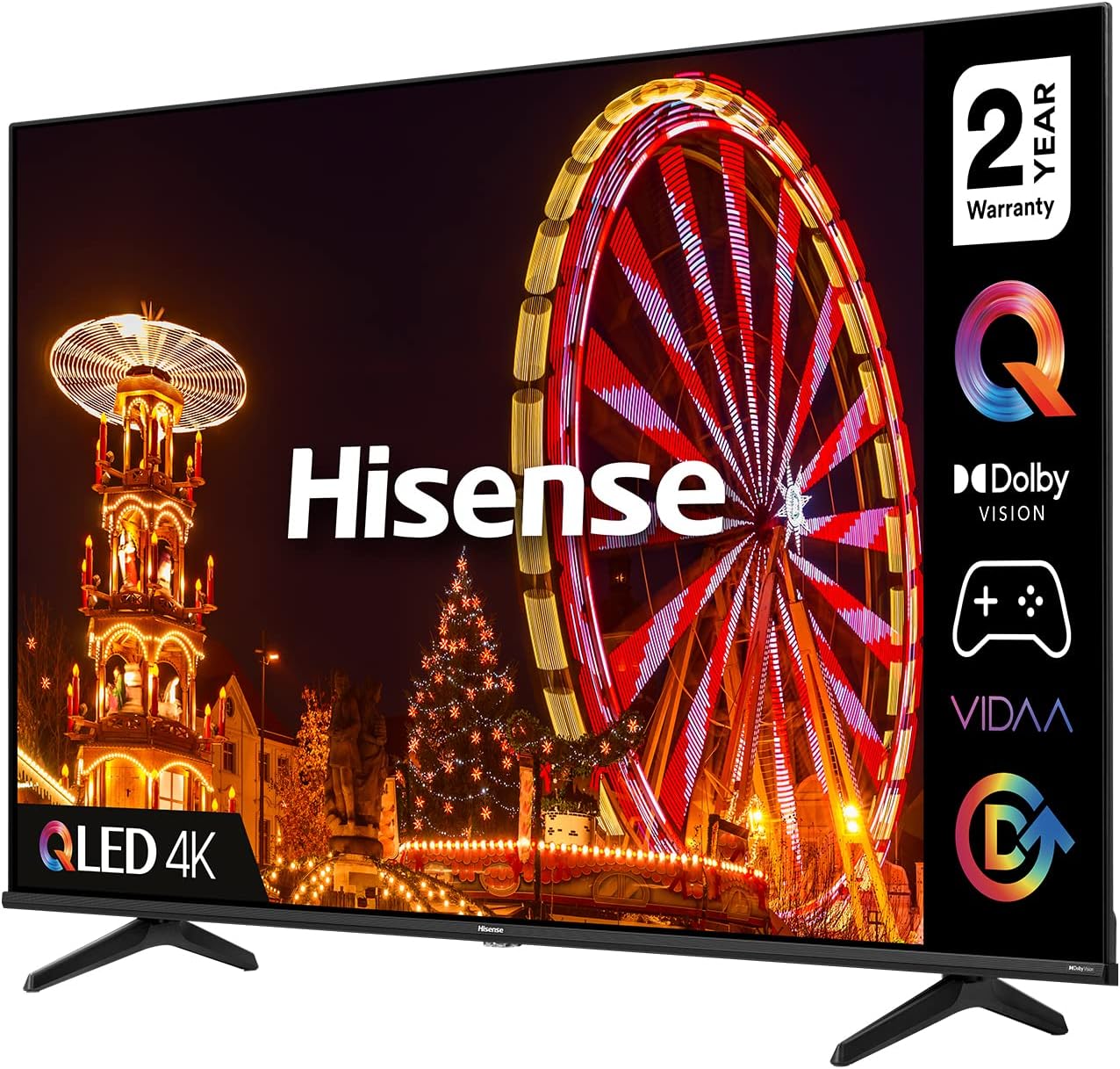 Hisense 43E77HQTUK QLED Gaming Series 43 - inch 4K UHD Dolby Vision HDR Smart TV with YouTube, Netflix, Disney + Freeview Play and Alexa Built - in, Bluetooth and WiFi, TUV Certificated (2022 NEW)   Import  Single ASIN  Import  Multiple ASIN ×Product - Amazing Gadgets Outlet