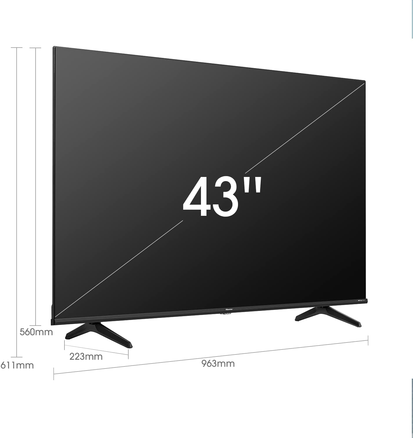 Hisense 43E77HQTUK QLED Gaming Series 43 - inch 4K UHD Dolby Vision HDR Smart TV with YouTube, Netflix, Disney + Freeview Play and Alexa Built - in, Bluetooth and WiFi, TUV Certificated (2022 NEW)   Import  Single ASIN  Import  Multiple ASIN ×Product - Amazing Gadgets Outlet