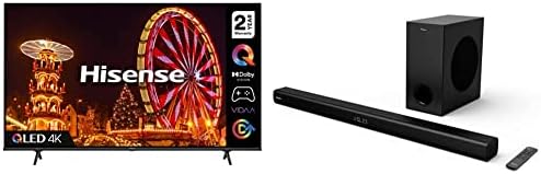 Hisense 43E77HQTUK QLED Gaming Series 43 - inch 4K UHD Dolby Vision HDR Smart TV with YouTube, Netflix, Disney + Freeview Play and Alexa Built - in, Bluetooth and WiFi, TUV Certificated (2022 NEW)   Import  Single ASIN  Import  Multiple ASIN ×Product - Amazing Gadgets Outlet