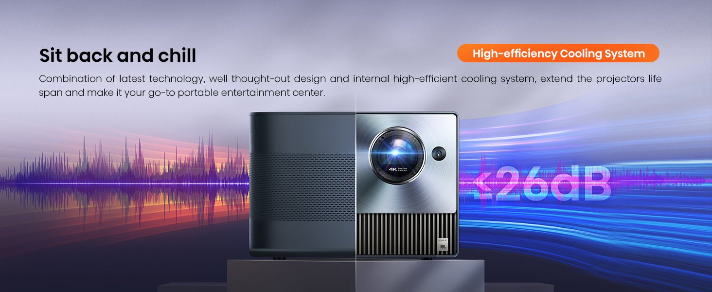 Hisense 4K Trichroma Mini Laser Projector C1TUK 65 - 300'' Proejection Size, Triple Colour, Dolby Vision&Atmos, JBL Audio and VIDAA Smart OS, and Netflix, YouTube, Prime Video   Import  Single ASIN  Import  Multiple ASIN ×Product customization - Amazing Gadgets Outlet