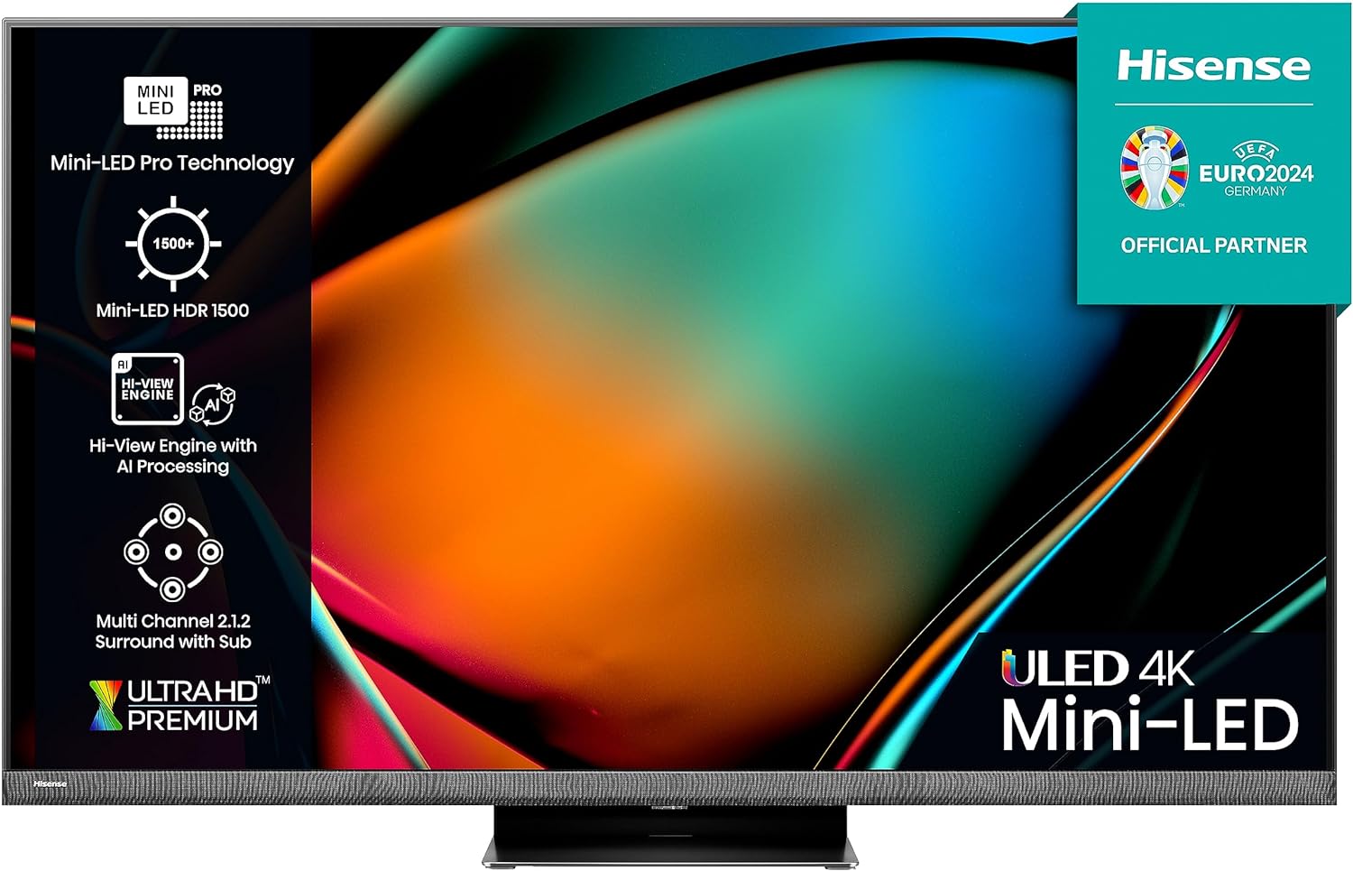 Hisense 55 Inch ULED Mini - LED Smart TV 55U7KQTUK - 144Hz VRR, HDMI 2.1, Quantum Dot Colour, Dolby Vision IQ, VIDAA, and Youtube, Freeview Play, Netflix and Disney+ (2023 New Model), Black   Import  Single ASIN  Import  Multiple ASIN ×Product cust - Amazing Gadgets Outlet