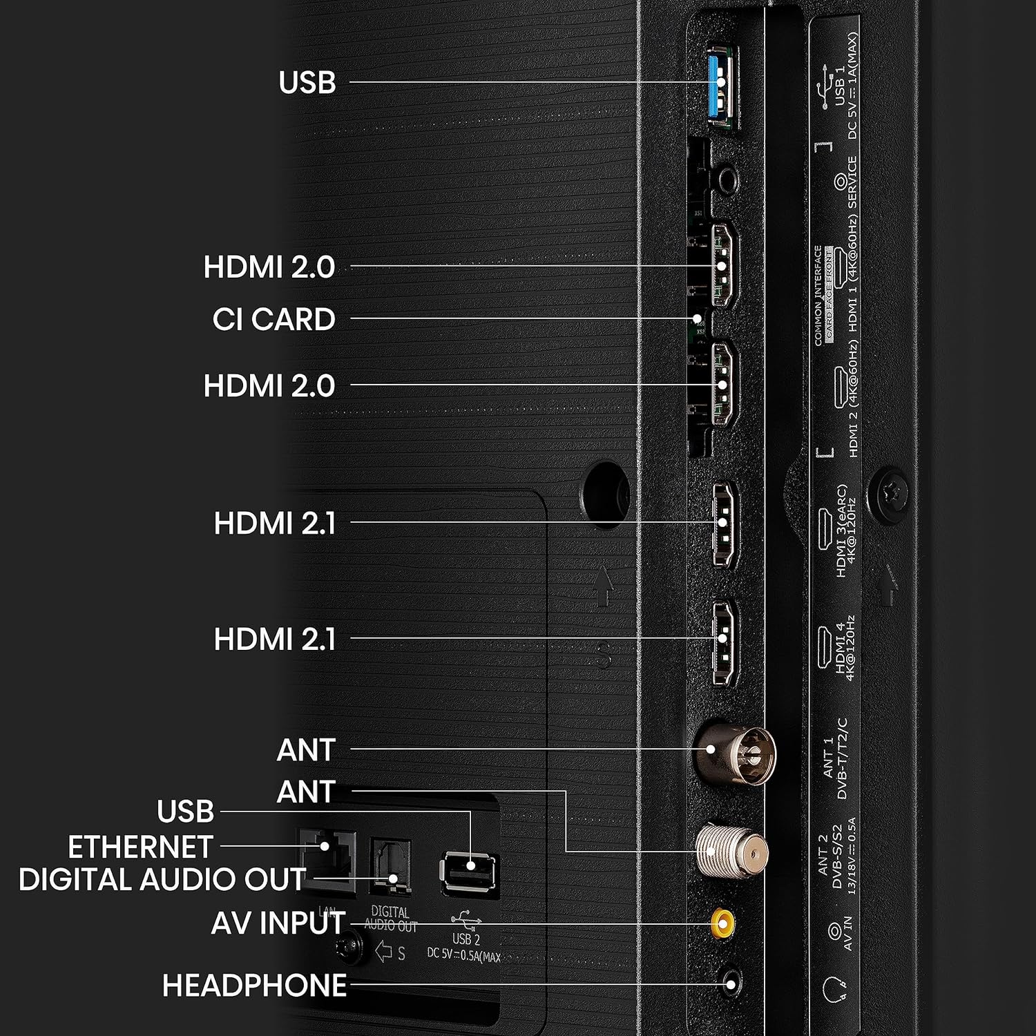 Hisense 55 Inch ULED Mini - LED Smart TV 55U7KQTUK - 144Hz VRR, HDMI 2.1, Quantum Dot Colour, Dolby Vision IQ, VIDAA, and Youtube, Freeview Play, Netflix and Disney+ (2023 New Model), Black   Import  Single ASIN  Import  Multiple ASIN ×Product cust - Amazing Gadgets Outlet