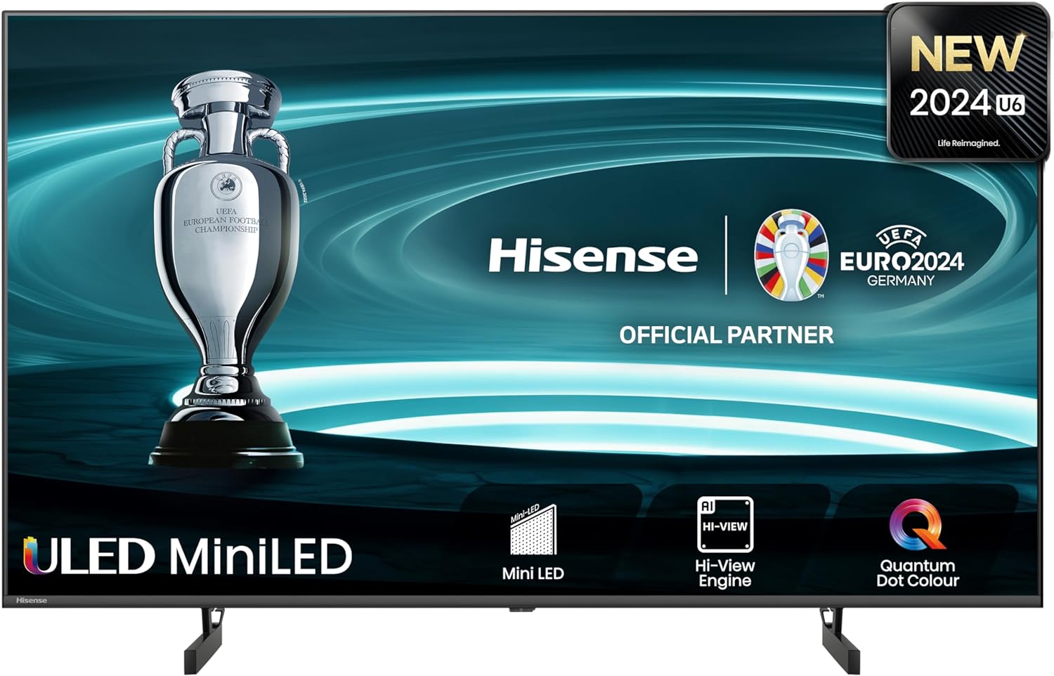 Hisense 55 Inch ULED Mini - LED Smart TV 55U7KQTUK - 144Hz VRR, HDMI 2.1, Quantum Dot Colour, Dolby Vision IQ, VIDAA, and Youtube, Freeview Play, Netflix and Disney+ (2023 New Model), Black   Import  Single ASIN  Import  Multiple ASIN ×Product cust - Amazing Gadgets Outlet