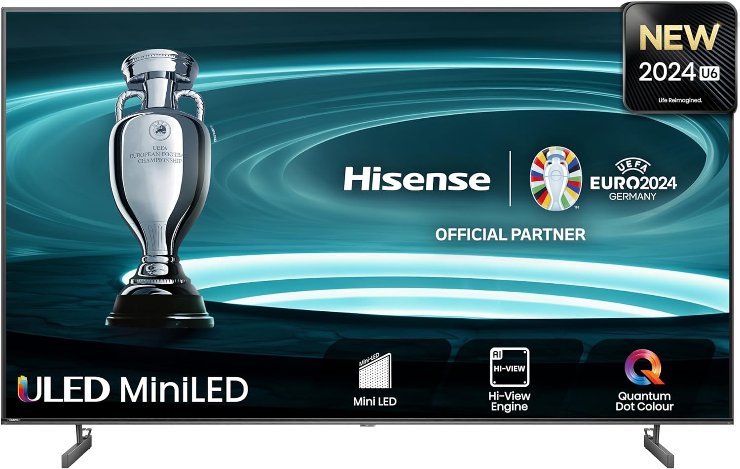 Hisense 55 Inch ULED Mini - LED Smart TV 55U7KQTUK - 144Hz VRR, HDMI 2.1, Quantum Dot Colour, Dolby Vision IQ, VIDAA, and Youtube, Freeview Play, Netflix and Disney+ (2023 New Model), Black   Import  Single ASIN  Import  Multiple ASIN ×Product cust - Amazing Gadgets Outlet