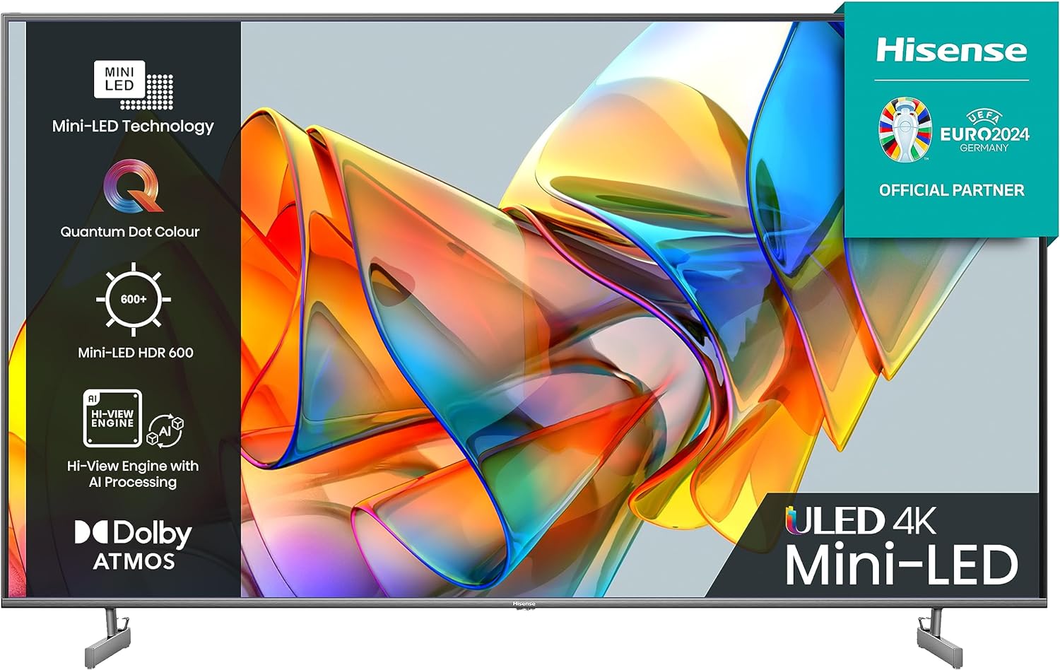 HISENSE 85 Inch 144Hz ULED Mini - LED Smart TV 85U7KQTUK - 144Hz VRR, HDMI 2.1, Quantum Dot Colour, Dolby Vision IQ, VIDAA Smart TV, and Youtube, Freeview Play, Netflix and Disney+ (2023 New Model)   Import  Single ASIN  Import  Multiple ASIN ×Prod - Amazing Gadgets Outlet