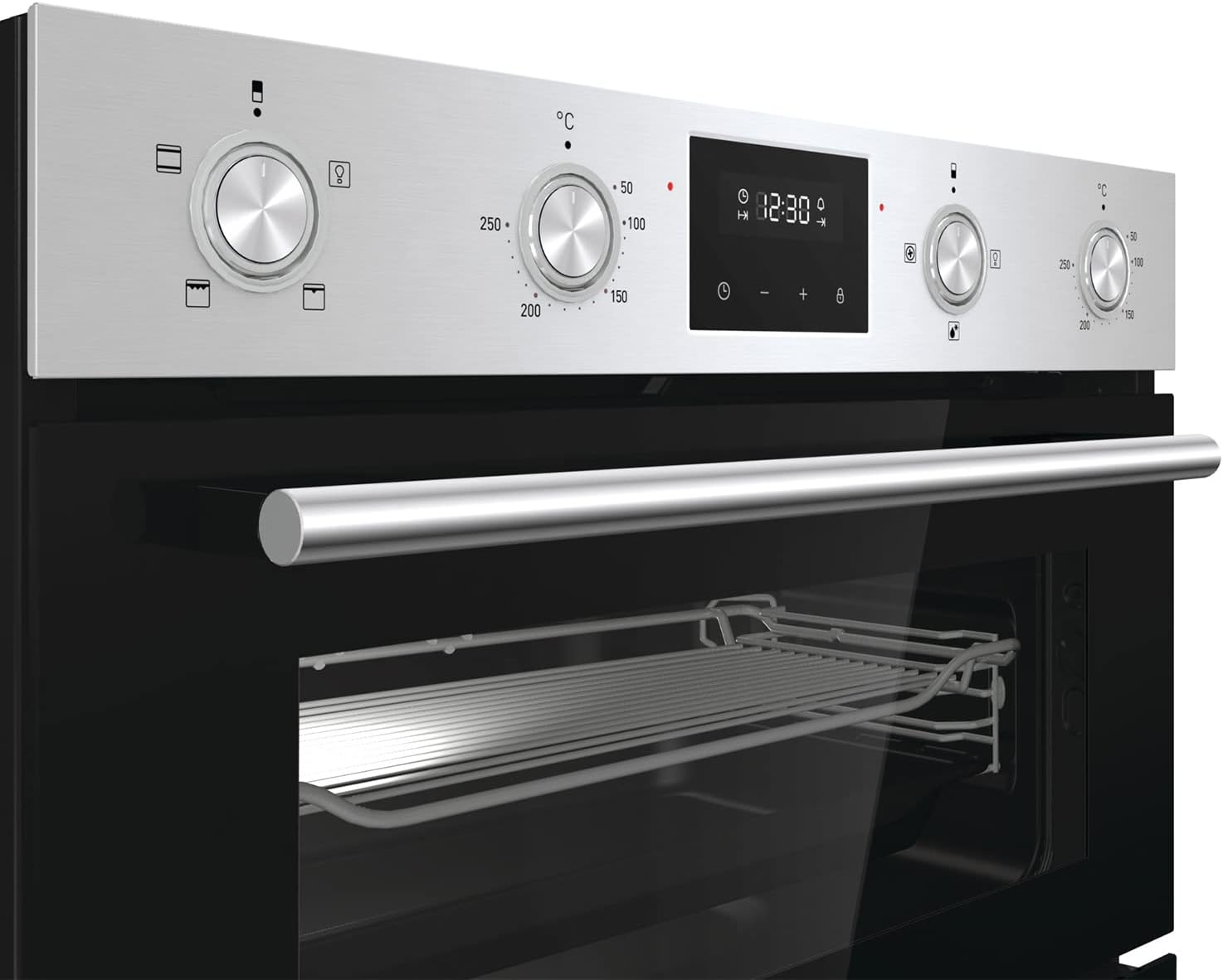 Hisense BID79222CXUK Built Under Electric Double Oven - Stainless Steel - A/A Rated, Extra Large - Amazing Gadgets Outlet