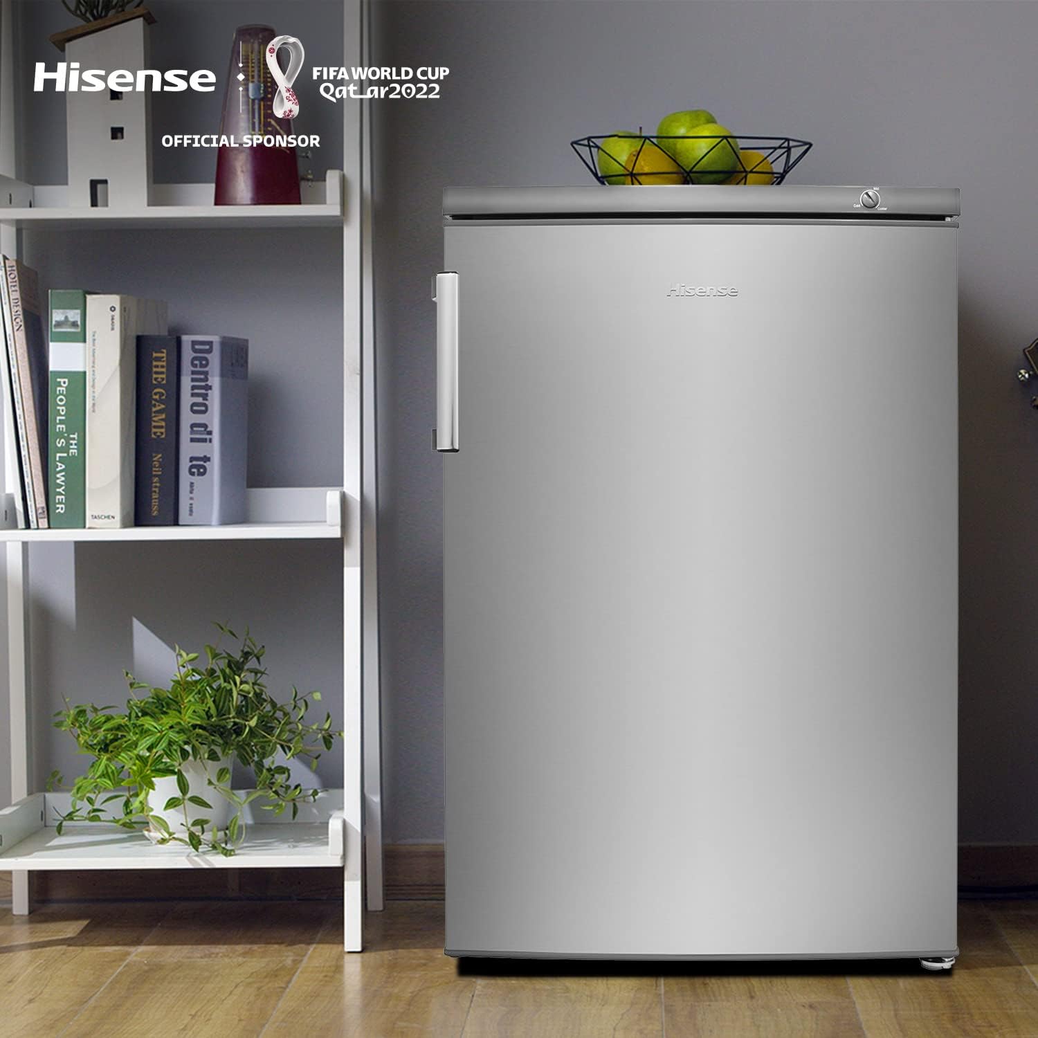 Hisense FV105D4BC21 ‎82 Litres Freestanding Freezer, 56 × 84.5 × 57.5 cm (W×H×D), Stainless steel, Grey   Import  Single ASIN  Import  Multiple ASIN ×Product customization General Description Gallery Reviews Variations Additional det - Amazing Gadgets Outlet