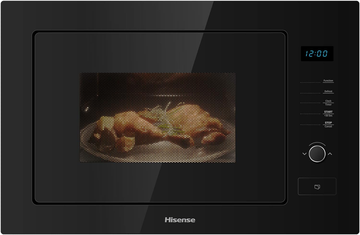 Hisense HB20MOBX5UK Integrated Built - In 20 Litre 800W Microwave oven - Black - Amazing Gadgets Outlet