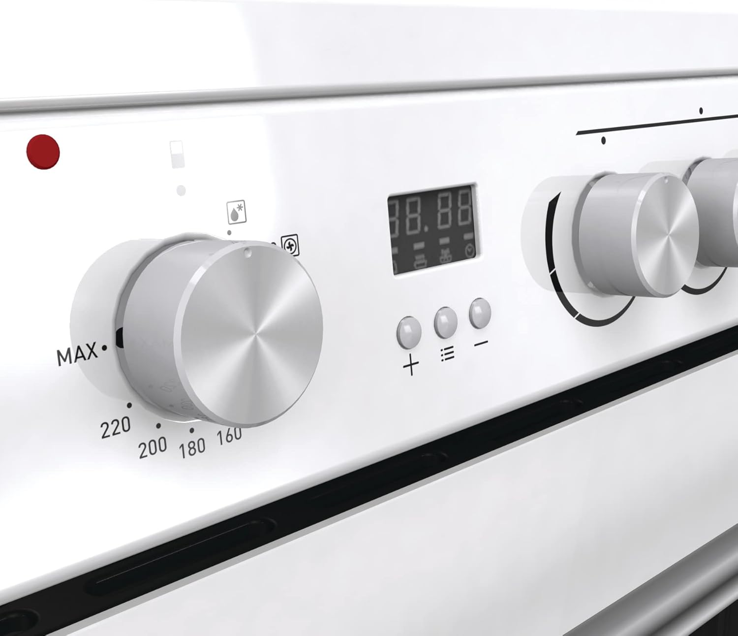 Hisense HDE3211BWUK 60cm Electric Cooker with Ceramic Hob - White A Rated Double Oven - White - Amazing Gadgets Outlet