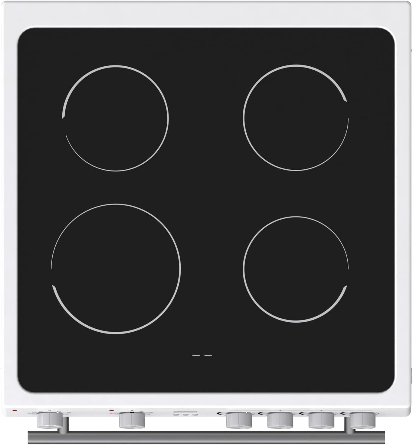 Hisense HDE3211BWUK 60cm Electric Cooker with Ceramic Hob - White A Rated Double Oven - White - Amazing Gadgets Outlet