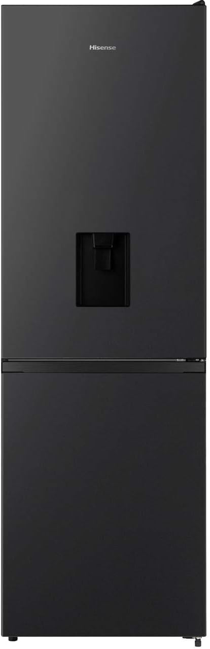 Hisense RB390N4WBE 60cm Freestanding 60/40 Fridge Freezer - 304 litre capacity - Total No Frost - Non - plumbed Water Dispenser - Black - F Rated, H186 x W59.5 x D59.0   Import  Single ASIN  Import  Multiple ASIN ×Product customization Gener - Amazing Gadgets Outlet