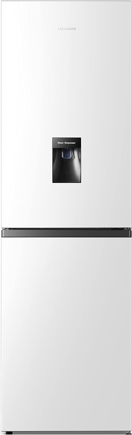 Hisense RB390N4WBE 60cm Freestanding 60/40 Fridge Freezer - 304 litre capacity - Total No Frost - Non - plumbed Water Dispenser - Black - F Rated, H186 x W59.5 x D59.0   Import  Single ASIN  Import  Multiple ASIN ×Product customization Gener - Amazing Gadgets Outlet
