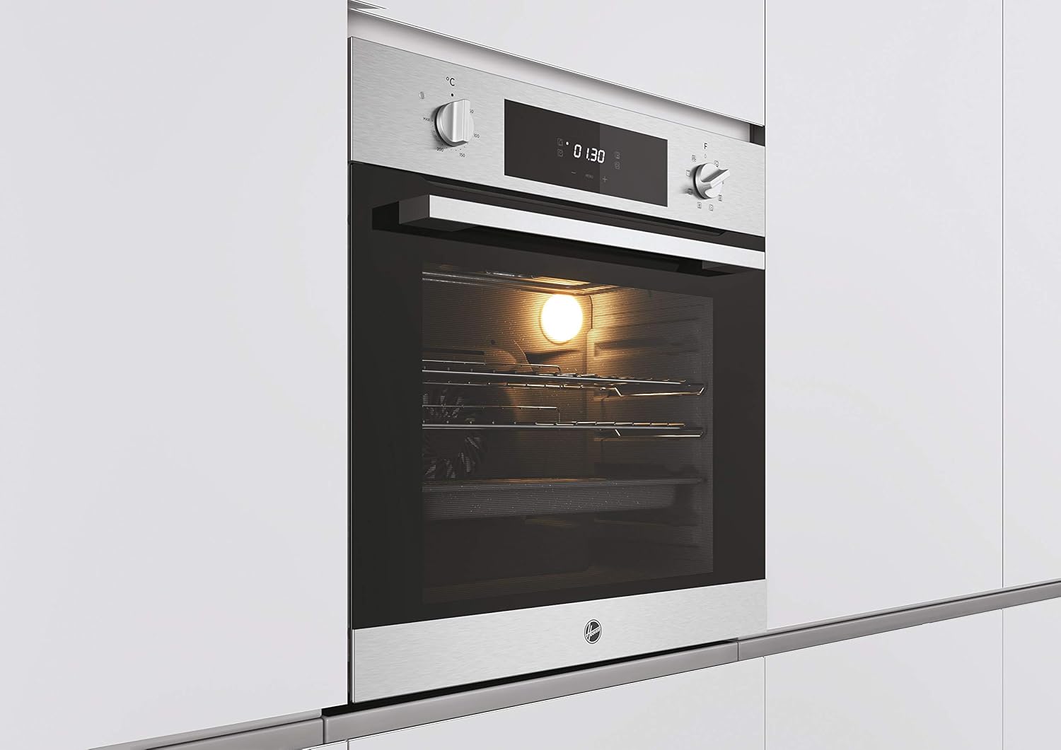 Hoover H - Oven 300 HOC3BF3258IN Built - In Electric Single Oven, Multifunctional, Stainless Steel 60cm - Amazing Gadgets Outlet