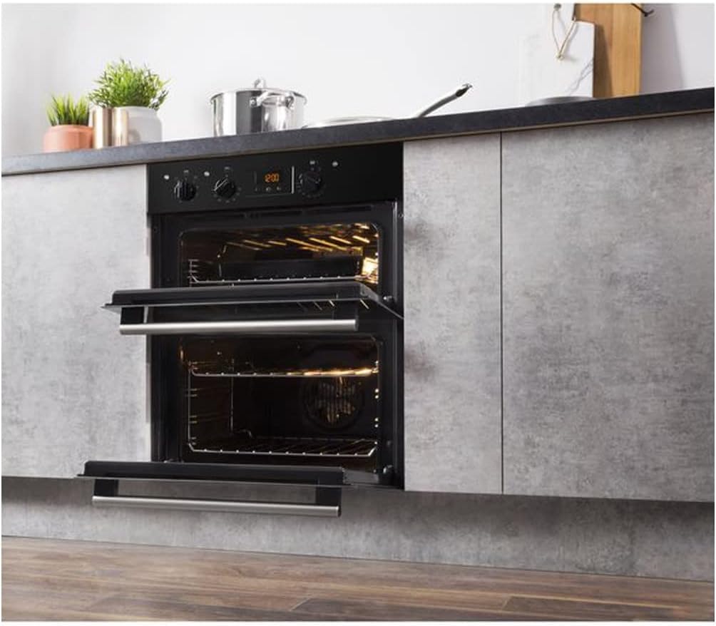 Hotpoint Luce Electric Built Under Double Oven - Black - Amazing Gadgets Outlet