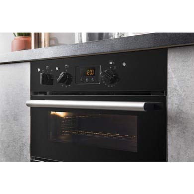 Hotpoint Luce Electric Built Under Double Oven - Black - Amazing Gadgets Outlet