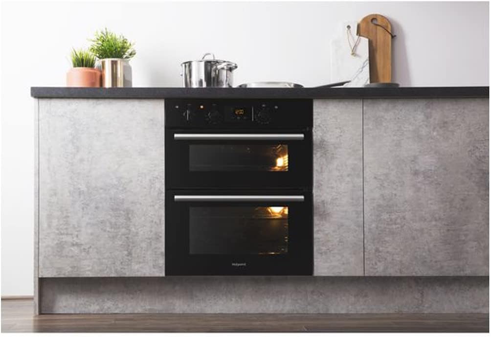 Hotpoint Luce Electric Built Under Double Oven - Black - Amazing Gadgets Outlet