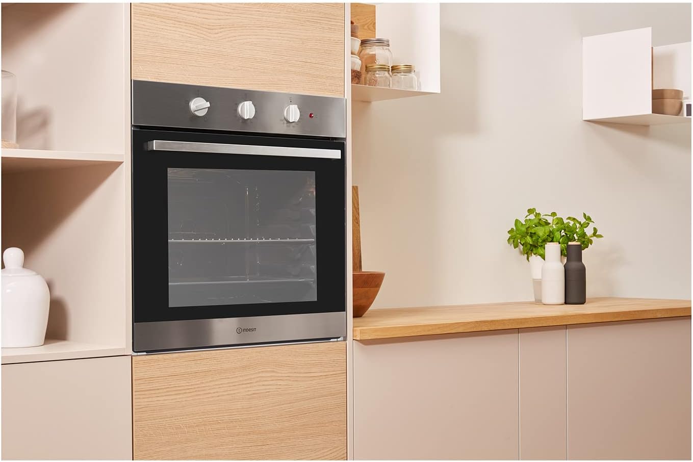 Indesit Built In IFW6230IX 60cm Electric Oven - Stainless Steel - Amazing Gadgets Outlet