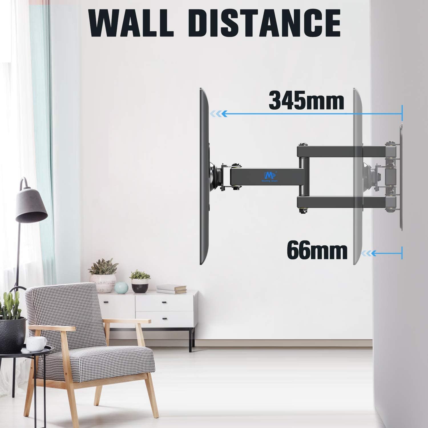 Mounting Dream TV Wall Bracket Mount for Most 10 - 26 inch TVs and Monitors with VESA 50x50mm, 75x75mm and 100x100mm up to 15 KG, Monitor Wall Mount Bracket Swivels, Tilts, 360° Rotates MD2463 - 02   Import  Single ASIN  Import  Multiple ASIN ×Produc - Amazing Gadgets Outlet