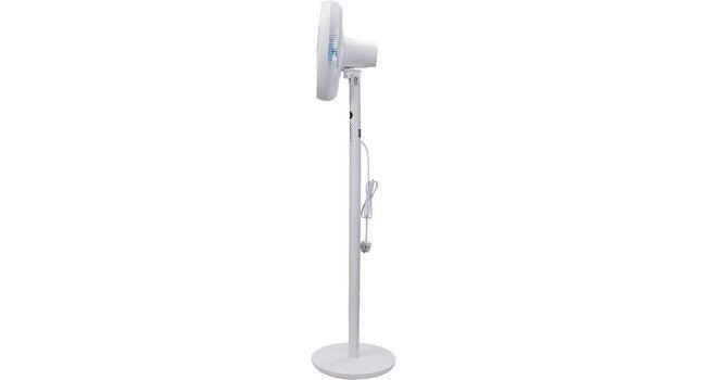 MYLEK 14" Adjustable Stand Fan & Desk Fan 60W with Remote Control - Oscillating Pedestal Fan with Timer, 3 Speed Settings & 3 Wind Modes - Remote Control Operated (White) - Amazing Gadgets Outlet