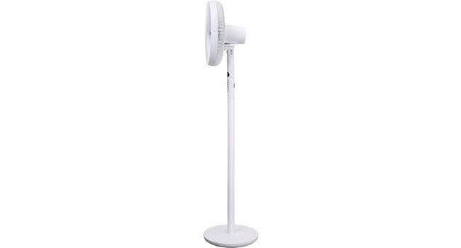 MYLEK 14" Adjustable Stand Fan & Desk Fan 60W with Remote Control - Oscillating Pedestal Fan with Timer, 3 Speed Settings & 3 Wind Modes - Remote Control Operated (White) - Amazing Gadgets Outlet