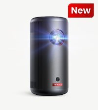 NEBULA Capsule II - Mini Projector, Portable Projector with 720p HD, 200 ANSI Lumen, Wi - Fi, DLP, 8W Speaker, 3,600+ Apps - Compact Palm - Sized Pocket Cinema for Movies - Amazing Gadgets Outlet