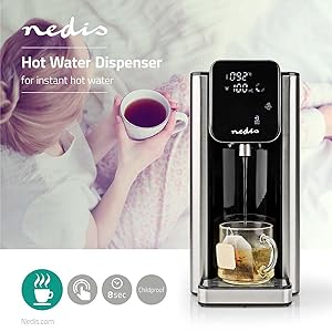 Nedis KAWD300FBK Hot Water Dispenser | 2.7 L | Digital - Amazing Gadgets Outlet