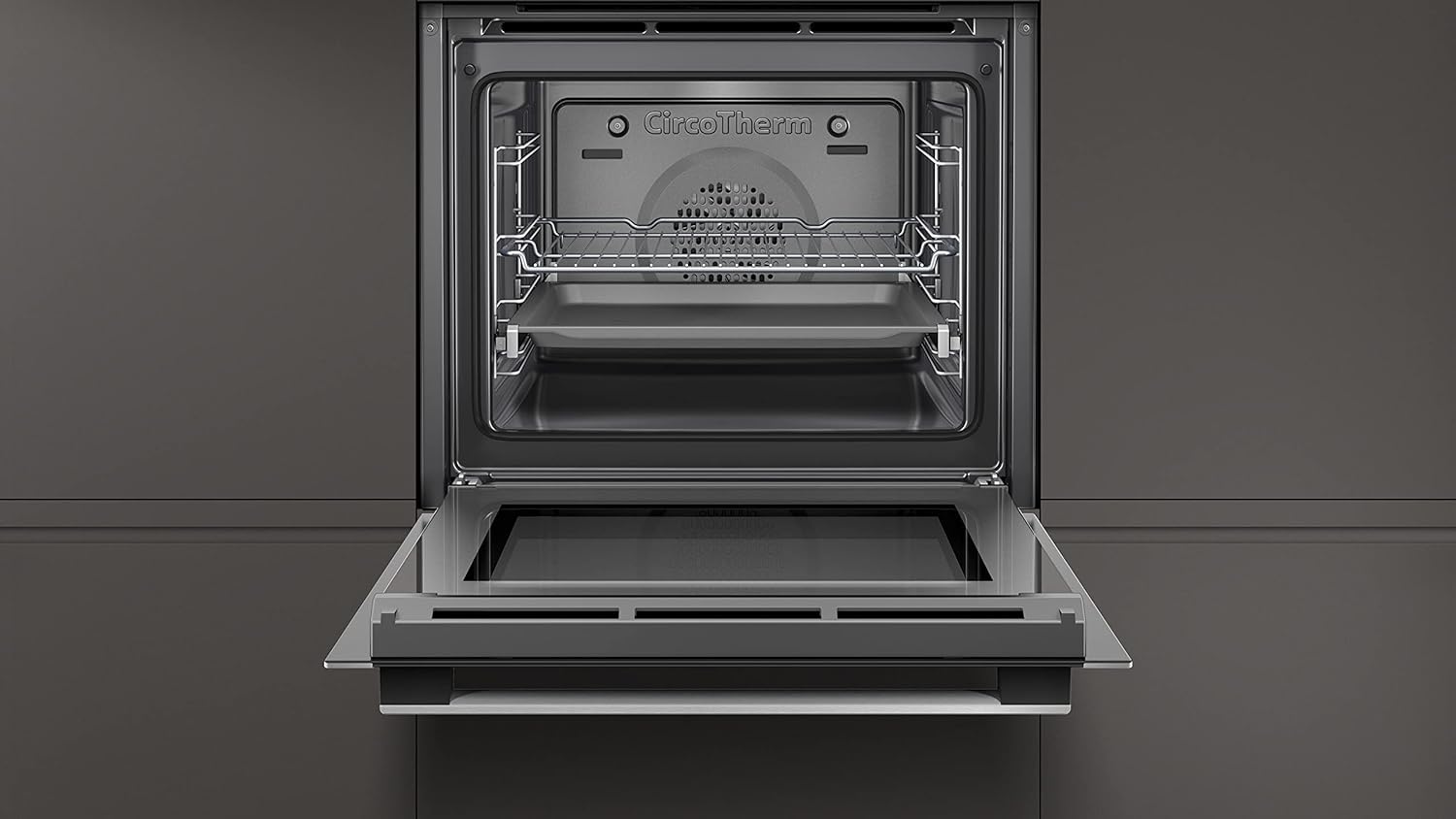 NEFF B1ACE4HN0B N50, Built - in Single Oven with Circotherm and Cliprails, Stainless Steel - Amazing Gadgets Outlet