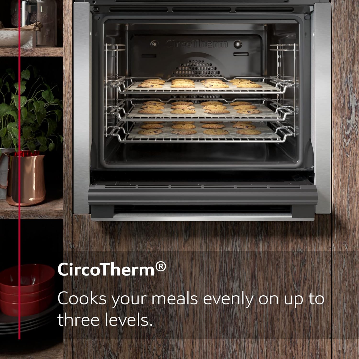 NEFF B1ACE4HN0B N50, Built - in Single Oven with Circotherm and Cliprails, Stainless Steel - Amazing Gadgets Outlet