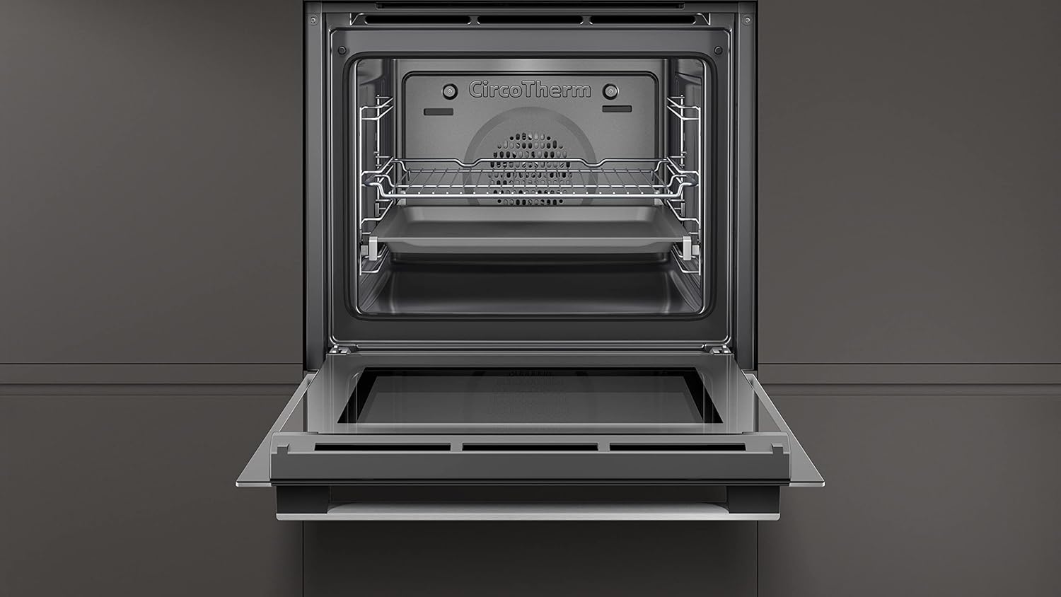 NEFF B1ACE4HN0B N50, Built - in Single Oven with Circotherm and Cliprails, Stainless Steel - Amazing Gadgets Outlet