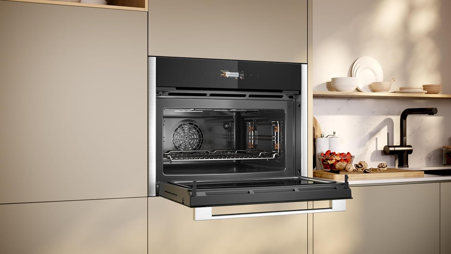 Neff C24MR21N0B N 70, Built - in compact oven with microwave function 60 x 45 cm Stainless steel - Amazing Gadgets Outlet