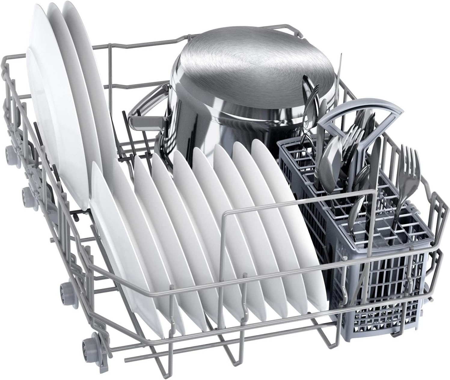 Neff S875HKX20G N50 Full Integrated Slimline Dishwasher, 9 place settings, Home Connect, Vario Hinge, Extra Dry, Flex 1 Basket, InfoLight, 24 hr Time Delay, 81.5cm height, Stainless Steel - Amazing Gadgets Outlet