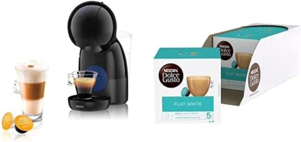 Nescafé Dolce Gusto Piccolo XS Manual Coffee Machine, Espresso, Cappuccino and More, Black by KRUPS - Amazing Gadgets Outlet