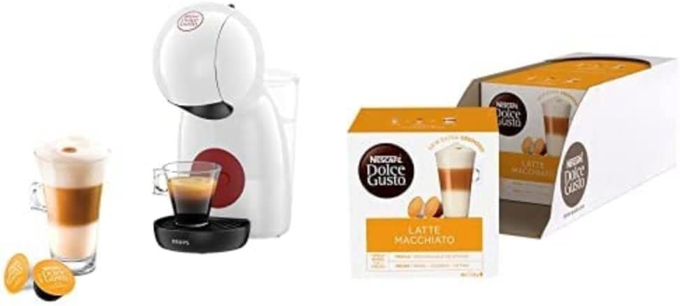 Nescafé Dolce Gusto Piccolo XS Manual Coffee Machine, Espresso, Cappuccino and More, Black by KRUPS - Amazing Gadgets Outlet