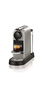 Nespresso Citiz Automatic Pod coffee machine for Americano, Decaf, Espresso by Krups in Silver - Amazing Gadgets Outlet