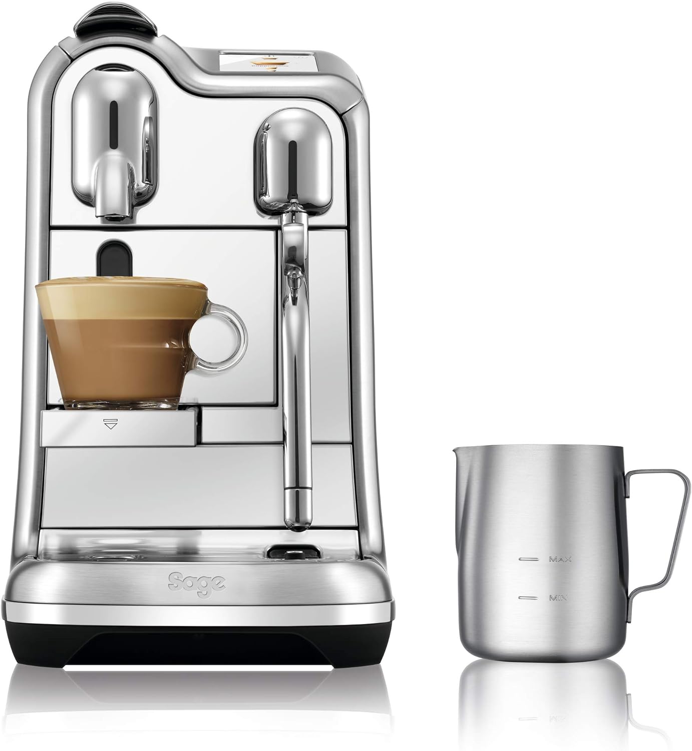 NESPRESSO SNE900 the Creatista Pro by Sage, 5.3 tons, brushed stainless steel - Amazing Gadgets Outlet