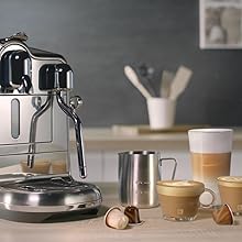 NESPRESSO SNE900 the Creatista Pro by Sage, 5.3 tons, brushed stainless steel - Amazing Gadgets Outlet