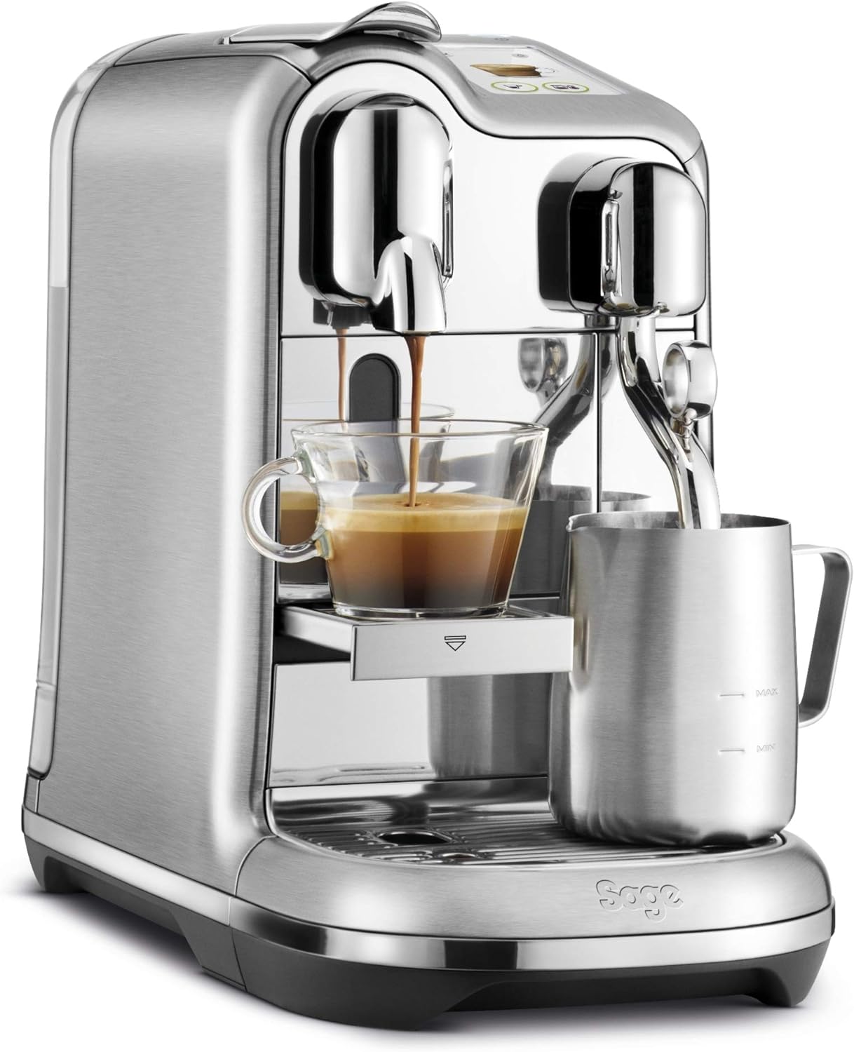 NESPRESSO SNE900 the Creatista Pro by Sage, 5.3 tons, brushed stainless steel - Amazing Gadgets Outlet