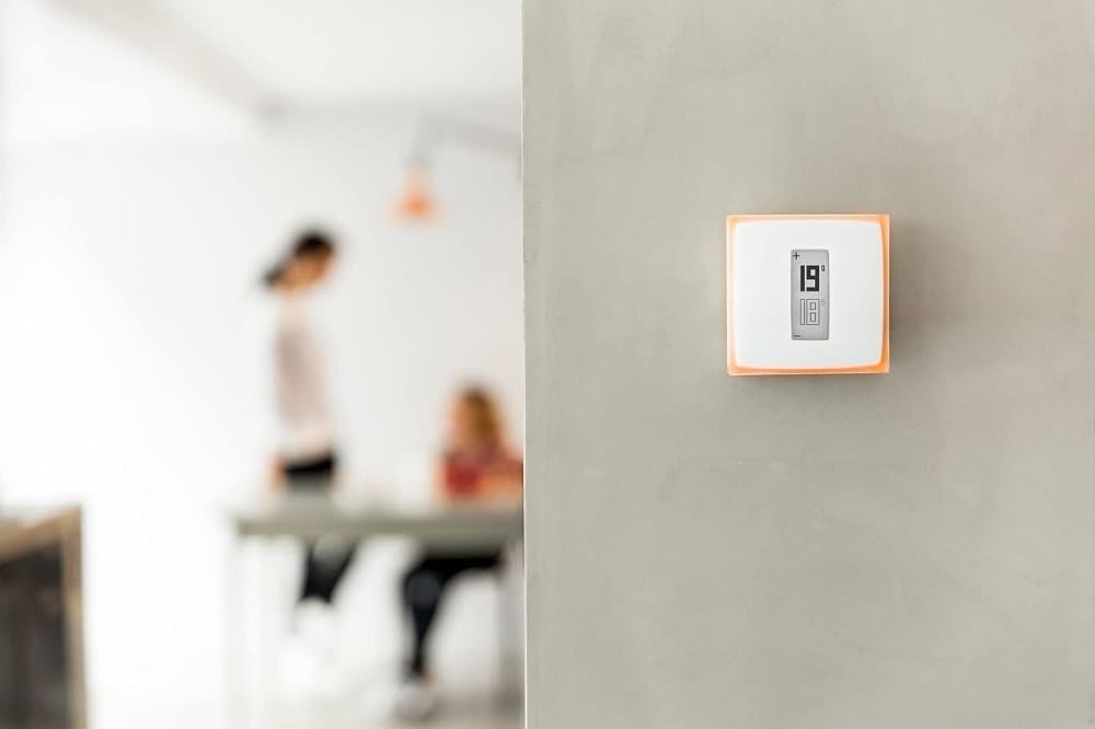 Netatmo Connected and Smart Energy Saving Thermostat - Wi - Fi - Reduce Bills & Control Heating Remotely by App, Compatible with Individual Boilers, NTH01 - AMZ - Amazing Gadgets Outlet