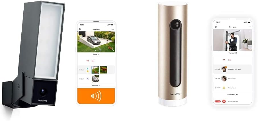 Netatmo Smart Indoor Security Camera, WIFI, Movement Detection, Night Vision, Without Fees, NSC01 - UK (Welcome) - Amazing Gadgets Outlet