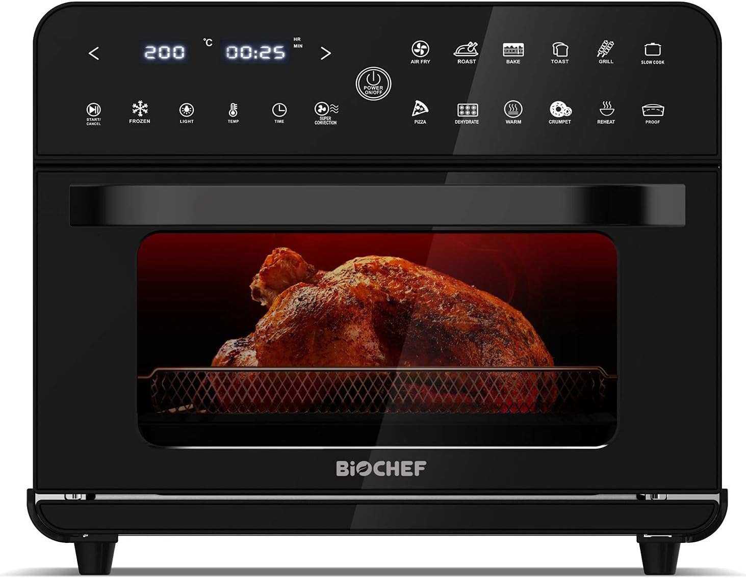 NEW - BioChef Air Fryer Multi Oven | 25L Large Capacity | 12 Built In Smart Presets | Easy Clean Design… - Amazing Gadgets Outlet