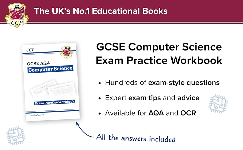 New GCSE Computer Science AQA Exam Practice Workbook includes answers (CGP AQA GCSE Computer Science) - Amazing Gadgets Outlet