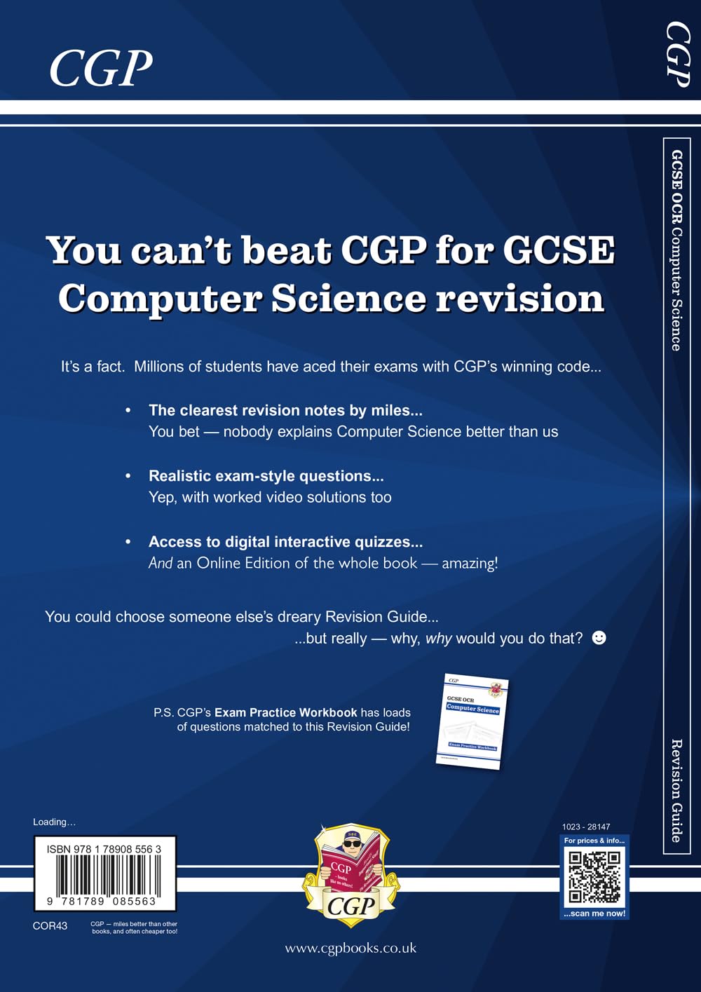 New GCSE Computer Science OCR Revision Guide includes Online Edition, Videos & Quizzes (CGP OCR GCSE Computer Science) - Amazing Gadgets Outlet