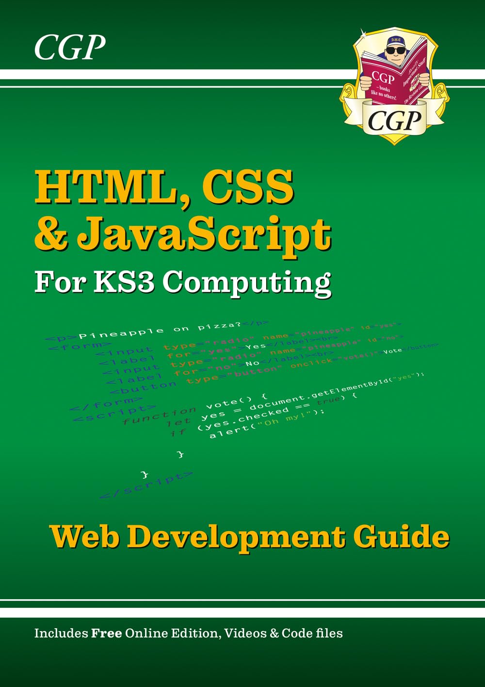 New KS3 Computing: HTML, CSS & JavaScript Web Development Guide w/ Online Ed, Coding Files & Videos: for Years 7, 8 and 9 (CGP KS3 Computing) - Amazing Gadgets Outlet