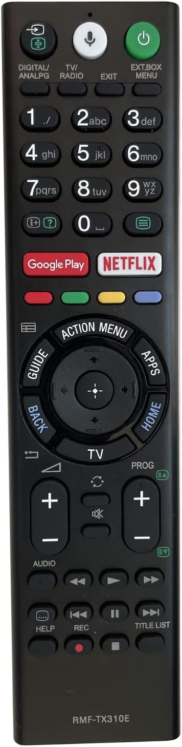 NEW RMF - TX310E voice Remote Control Adapted to remote for sony tv compatible Sony Bravia LED LCD TV KD - 49XE8004 KD - 49XE8005 KD - 43XF8096 KD - 43XF8505 KD - 43XF8577 KD - 43XF8588 KD - 43XF8596 KD -   Import  Single ASIN  Import  Multiple ASIN ×Product cust - Amazing Gadgets Outlet