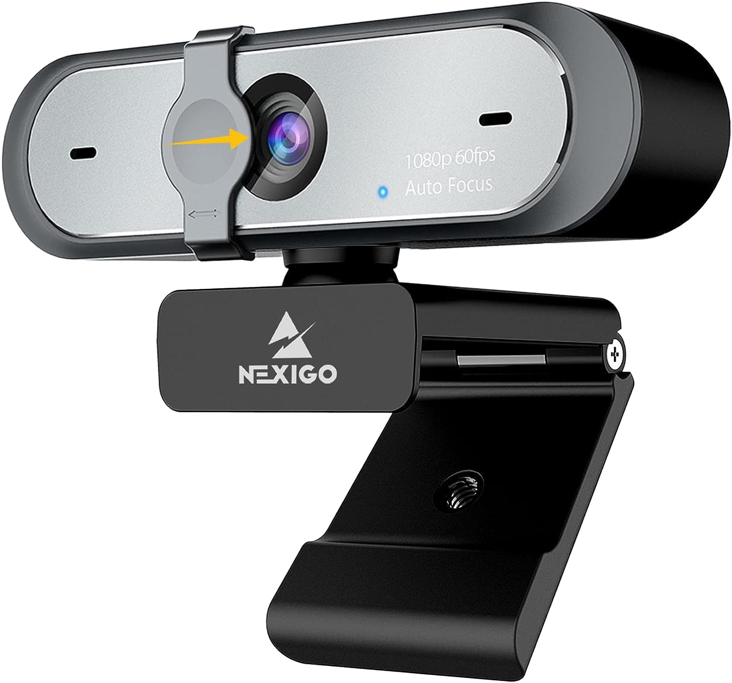 NexiGo N660P 1080P 60FPS Webcam with Software Control, Dual Microphone & Cover, Autofocus, HD USB Computer Web Camera, for OBS/Zoom/Skype/FaceTime/Teams/Twitch, White - Amazing Gadgets Outlet