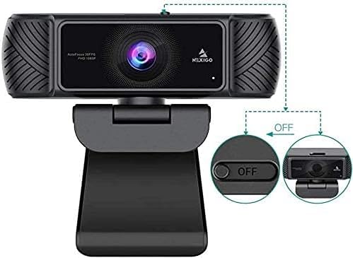 NexiGo N680 1080P Business Webcam with Microphone, Software and Privacy Cover, AutoFocus, Streaming USB Web Camera, for Online Class, Zoom Meeting Skype Facetime Teams, PC Mac Laptop Desktop - Amazing Gadgets Outlet