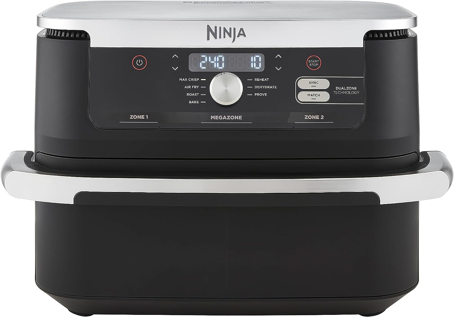 Ninja Foodi FlexDrawer Air Fryer, Dual Zone with Removable Divider, Large 10.4L Drawer, 7 - in - 1, Air - Fryer Uses No Oil, Air Fry, Roast, Bake, Max Crisp, Non - Stick Dishwasher Safe Parts, Black AF500UK   Import  Single ASIN  Import  Multiple ASIN ×P - Amazing Gadgets Outlet